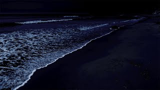 All You Need To Fall Asleep  Ocean Sounds For Deep Sleeping With A Dark Screen And Rolling Waves [upl. by Moreen211]