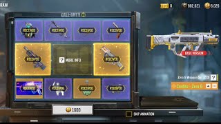 BUYING FULL GALACTIC DUO LUCKY DRAW WITH LEGENDARY BK57 amp CORDITE ZERO G CODM SEASON 4 2023 [upl. by Enalb]