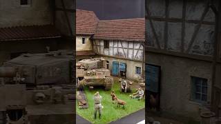 Normandy Farmhouse Diorama 135 Part 3🤩 painting diorama miniature woodworking scalemodel diy [upl. by Rainger]