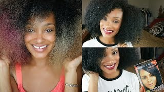 How To Dye Your Bleached Natural Hair Back To Black  Clairol Textures and Tones [upl. by Culbertson]