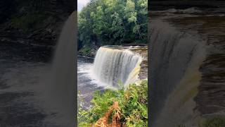 Tahquamenon Falls Upper Falls waterfall water [upl. by Afinom]