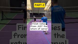 Secret Badminton technique of international players to take point during service [upl. by Atinnod]