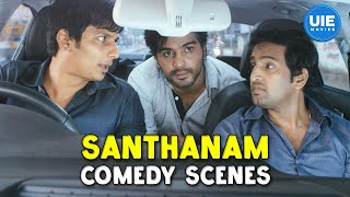 Santhanam Comedy Scenes Part 01  Endrendrum Punnagai  All in All Azhagu Raja  Vanakkam Chennai [upl. by Tabbie]