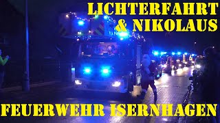 ADVENTSPEZIAL WEIHNACHTSMANN amp DIE FEUERWEHR LICHTERFAHRT der FEUERWEHR ISERNHAGEN [upl. by Wolford355]