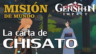 GUIA  Genshin Impact  La carta de Chisato [upl. by Cash]