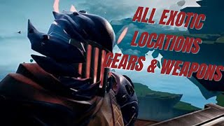 Exotic Weapons ALL Locations  Dauntless Exotic Weapon Guide  Dauntless 1135 [upl. by Younglove79]