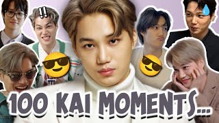 100 ICONIC MOMENTS in the HISTORY of KAI  EXO [upl. by Nnaes]