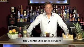 How to make a Raspberry Lemonade Cocktail  Drink recipes from The One Minute Bartender [upl. by Naejeillib309]