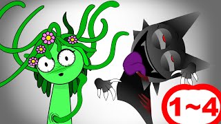 Incredibox Sprunki  VANERIA VS WENDA  CREEPY SPRUNKIES EP14 [upl. by Cinomod796]