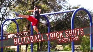 Dude Perfect Blitzball Trick Shots BONUS Video [upl. by Negroj]