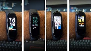 Como Mudar e Personalizar a Tela Watch Face da Mi Band 4 [upl. by Ellene]