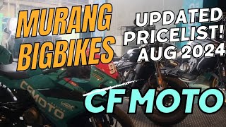 MGA MURANG BIGBIKES NG CF MOTO UPDATED PRICELIST OF MOTOSTRADA [upl. by Fuhrman]