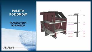 Allplan — Paleta poziomów — Płaszczyzna odsunięcia [upl. by Bomke861]