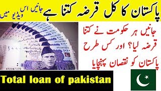 total loan of pakistan 2018  debt on pakistan  pakistan ka karza [upl. by Tal]