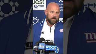 Daboll admits quotEverybodys not going to agree with the decisionquot to bench Daniel Jones shorts [upl. by Sholem]