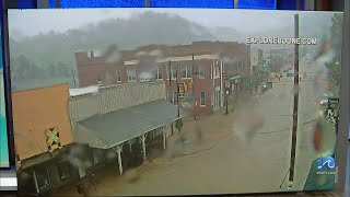 Major flooding due to Helene hits western North Carolina [upl. by Vally428]