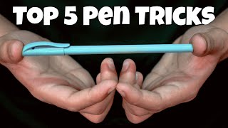 TOP 5  VISUAL Pen Magic Anyone Can Do  Never Gets Old [upl. by Eniala]