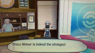 Pokemon Sun and Moon  Draco Meteor Move Tutor Location [upl. by Rastus]