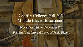 CHAFFEY COLLEGEMODULE ELEVEN INFORMATIONFALL 2024 [upl. by Tteltrab805]