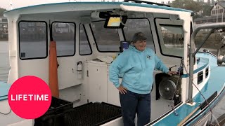 Julie Captaining A Lobster Boat In Stonington ME  Her America  Lifetime [upl. by Natsyrt]