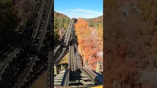 The World’s 1 Wooden Roller Coaster 🐦‍🔥 fyp rollercoaster [upl. by Chandos]