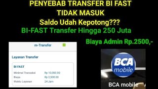 Penyebab Transfer Pakai Bifast Belum Masuk Rekening Tujuan Tapi Saldo Udah Kepotong [upl. by Kelci]