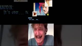 Pedro Pascal crying to Kakyoins Death in HFTF [upl. by Aleydis]