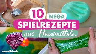 DIY Knete Slime Farben amp Co ❌☠️ UNGIFTIG  Die BESTEN Spielrezepte für Kinder 😎  mamiblock [upl. by Origra]