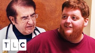 Justins Weight Loss Astounds Dr Now  My 600lb Life [upl. by Ynohtnaeoj]