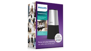 Philips SmartMeeting portable bluetooth conference microphone with Sembly AI [upl. by Fern193]