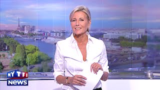 Lau revoir de Claire Chazal lors de son dernier JT sur TF1 [upl. by Noimad409]