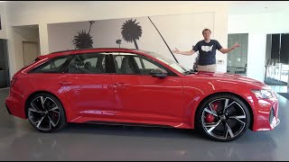 The 2021 Audi RS6 Avant Is the Ultimate 130000 Fast Wagon [upl. by Robinett]