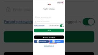 How do I add a trading account to TopFx cTrader  Mobile cTrader  app [upl. by Holofernes]