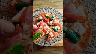 Roti pizza recipe at home 🤤 II youtubeshorts shorts recipe [upl. by Sybilla]