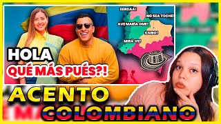 🇦🇷 Argentina REACCIONA por PRIMERA VEZ a los ACENTOS COLOMBIANOS  Así HABLAN en COLOMBIA 🇨🇴 [upl. by Coletta506]