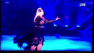 Gemma Collins big fall dancing on ice 27th jan [upl. by Trik]