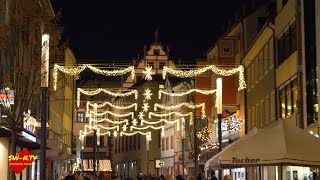 Neue Weihnachtsbeleuchtung in Schweinfurt 2018 [upl. by Notrub]