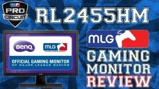 BENQ RL2455HM  MLG Gaming Monitor Review [upl. by Volnak]