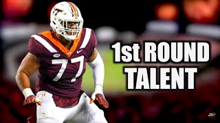 Virginia Tech LT Christian Darrisaw vs Notre Dame 2019 ᴴᴰ [upl. by Aikemahs]