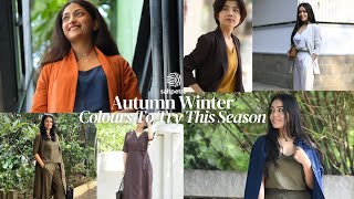 What Are the MustHave Colors for Autumn and Winter [upl. by Trebleda]