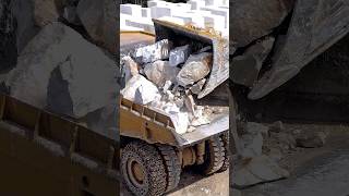 Marble Quarry Symphony Rock Meets Steel shorts wheel loader quarrying [upl. by Fredella415]