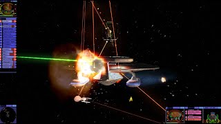 Star Trek Bridge Commander Outnumbered Feds vs Klingons [upl. by Carlynne]