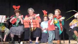 South End Strummers at Kohanga Reo Christmas Party 2009 [upl. by Ennairrek]