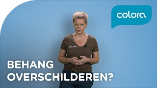 Kan ik behang overschilderen  Verfvragen en tips van de colora coach [upl. by Malloy395]