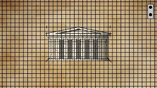 ●● ✏️ c how to draw building orthography ask ictinus archi in parthenon temple 2d orthographics [upl. by Aynnat990]