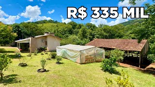 VENDID0  SÍTIO À VENDA 83 HECTARES EM SANTA CATARINA CASA PASTAGEM RIACHO PEIXES E ÁGUA [upl. by Layne]