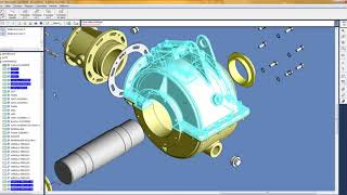 How to use Exploded view on a 3D model with 3D modeling software [upl. by Ahtabat]