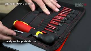 Wiha TorqueVario®S electric Screwdriver Set [upl. by Eanil]