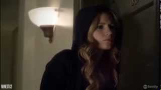 Pretty Little Liars Aria amp Jake Dance  quotBring Down the Hoequot 4x11 [upl. by Marwin]