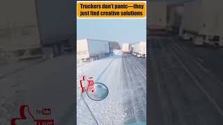 Trucker’s Icy Detour Saves the Day [upl. by Ailil211]